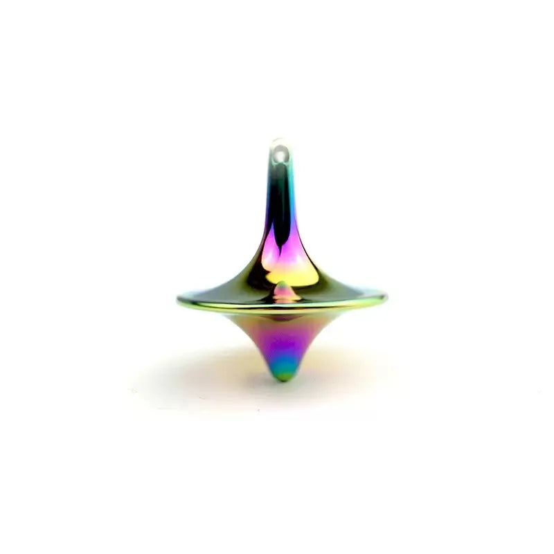 Metal Gyro Hot Movie Totem Silver Hand Spinning Top Fingertips Small C