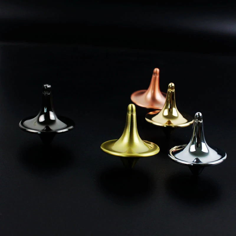 Metal Gyro Hot Movie Totem Silver Hand Spinning Top Fingertips Small C