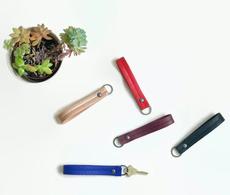Coin Purse + Key Fob Gift Set in vegan leather
